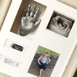 One 3D Baby casting, scan picture, photo & hospital band