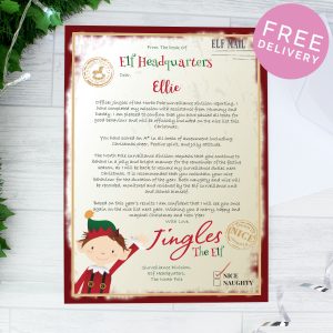 Personalised Elf Surveillance Christmas Letter